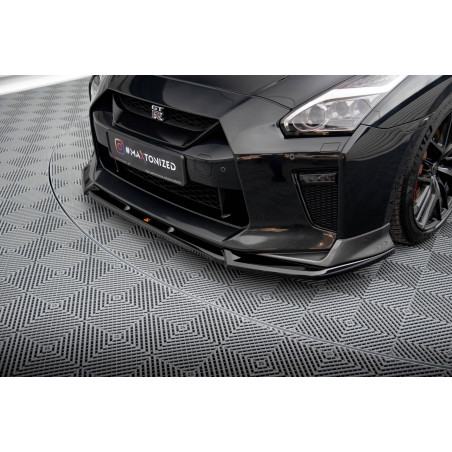 SPLITTER ANTERIORE V.2 Nissan GTR R35 Facelift (Cod. M-NI-GTR-4F3-FD2G)