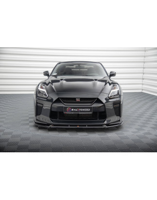 SPLITTER ANTERIORE V.2 Nissan GTR R35 Facelift (Cod. M-NI-GTR-4F3-FD2G)