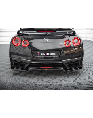 Splitter posteriore (con barre verticali) Nissan GTR R35 Facelift (Cod. M-NI-GTR-4F3-RD1G+RD2G)