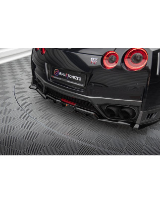 Splitter posteriore (con barre verticali) Nissan GTR R35 Facelift (Cod. M-NI-GTR-4F3-RD1G+RD2G)