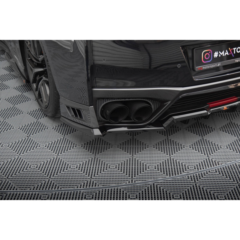 Splitters posteriori laterali Nissan GTR R35 Facelift (Cod. M-NI-GTR-4F3-RSD1G)