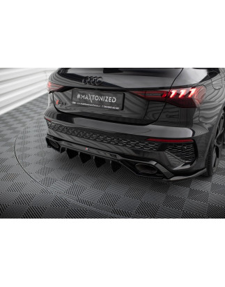 Splitters posteriori laterali V.2 Audi RS3 Sportback 8Y (Cod. M-AU-RS3-8Y-RSD2G)