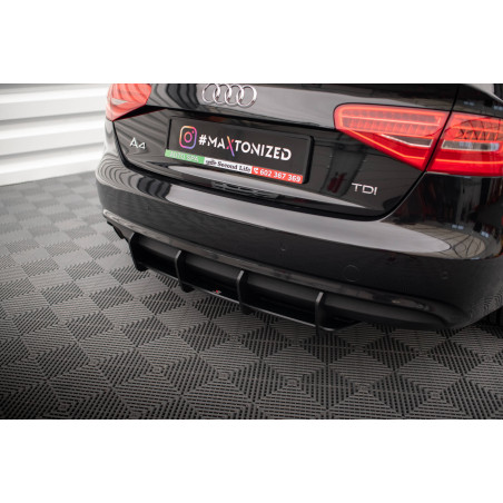 DIFFUSORE POSTERIORE street pro Audi A4 B8 Facelift (Cod. M-AUA4B8FCNC-RS1B)