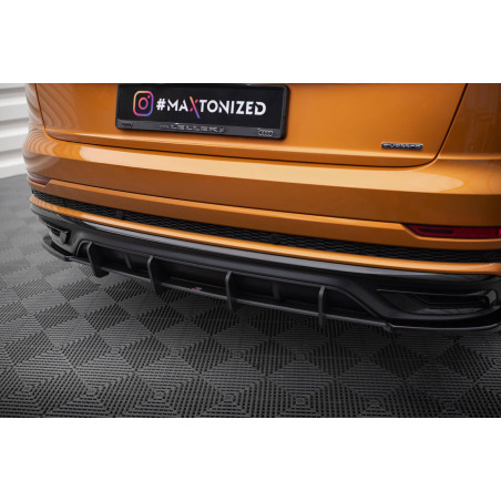 DIFFUSORE POSTERIORE street pro Audi Q8 S-Line Mk1 (Cod. M-AUQ81SLINECNC-RS1B)