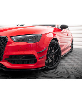 paraurti anteriore Wings (Canards) Audi S3 / A3 S-Line 8V berlina / Cabrio (Cod. M-AU-S3-8V-S-CAN1)