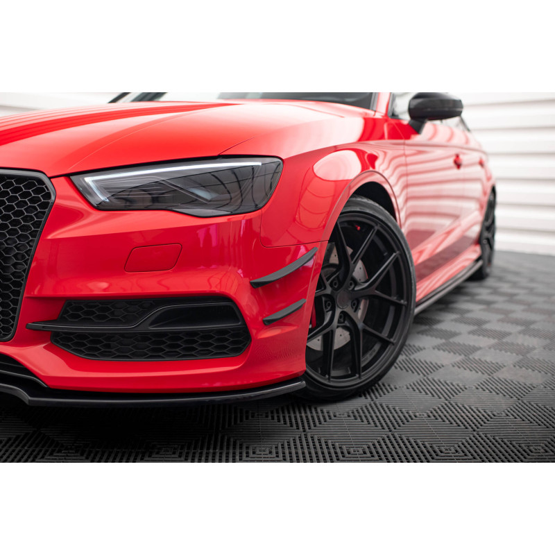 paraurti anteriore Wings (Canards) Audi S3 / A3 S-Line 8V berlina / Cabrio (Cod. M-AU-S3-8V-S-CAN1)