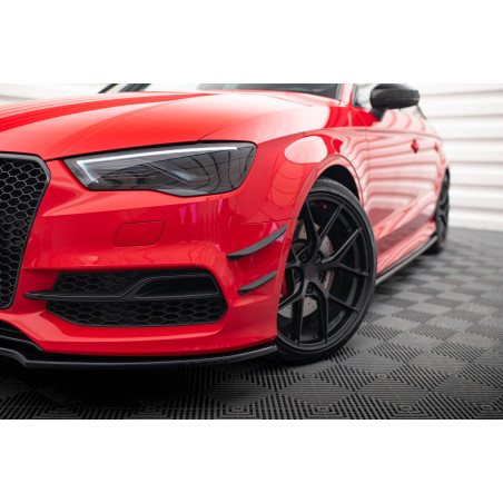 paraurti anteriore Wings (Canards) Audi S3 / A3 S-Line 8V berlina / Cabrio (Cod. M-AU-S3-8V-S-CAN1)