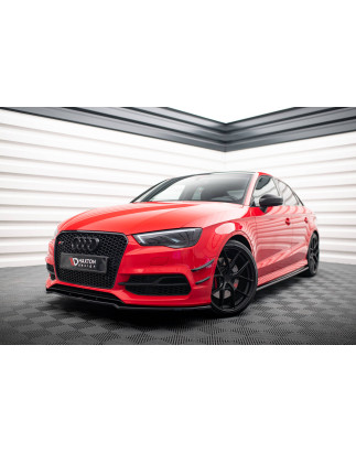 paraurti anteriore Wings (Canards) Audi S3 / A3 S-Line 8V berlina / Cabrio (Cod. M-AU-S3-8V-S-CAN1)