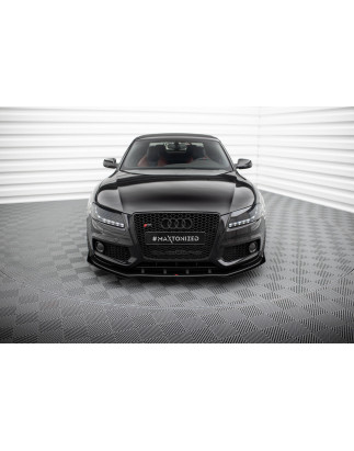 SPLITTER ANTERIORE street pro + Flaps Audi S5 / A5 S-Line 8T (Cod. M-AUS51CNC-FD1B+FSF1G)