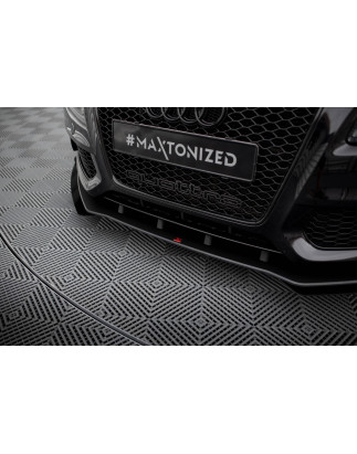 SPLITTER ANTERIORE street pro + Flaps Audi S5 / A5 S-Line 8T (Cod. M-AUS51CNC-FD1B+FSF1G)