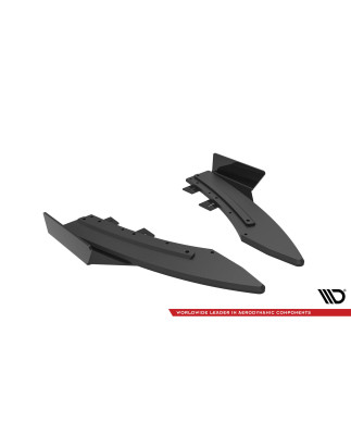 Splitters posteriori laterali Street Pro + Flaps Audi S5 / A5 S-Line Coupe / Cabriolet 8T (Cod. M-AU