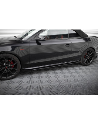 Diffusori minigonne street pro + Flaps Audi A5 / A5 S-Line / S5 Coupe / Cabrio 8T / 8T Facelift (Cod