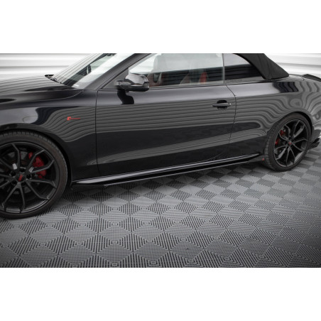 Diffusori minigonne street pro + Flaps Audi A5 / A5 S-Line / S5 Coupe / Cabrio 8T / 8T Facelift (Cod