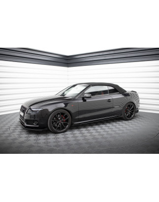 Diffusori minigonne street pro + Flaps Audi A5 / A5 S-Line / S5 Coupe / Cabrio 8T / 8T Facelift (Cod