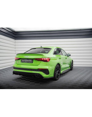  Splitters posteriori laterali in fibra di carbonio Audi RS3 berlina 8Y (Cod. M-CF-AU-RS3-8Y-RSD1-24