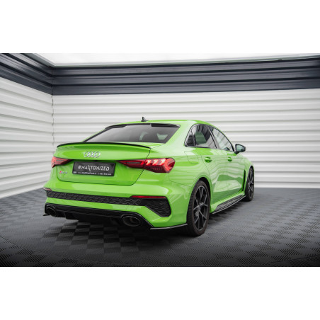  Splitters posteriori laterali in fibra di carbonio Audi RS3 berlina 8Y (Cod. M-CF-AU-RS3-8Y-RSD1-24