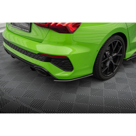  Splitters posteriori laterali in fibra di carbonio Audi RS3 berlina 8Y (Cod. M-CF-AU-RS3-8Y-RSD1-24