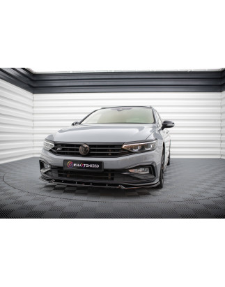SPLITTER ANTERIORE V.1 Volkswagen Passat R-Line B8 Facelift (Cod. M-VW-PA-B8F-RLINE-FD1G)