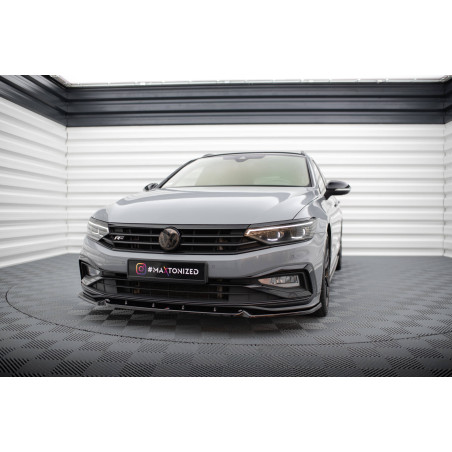 SPLITTER ANTERIORE V.1 Volkswagen Passat R-Line B8 Facelift (Cod. M-VW-PA-B8F-RLINE-FD1G)