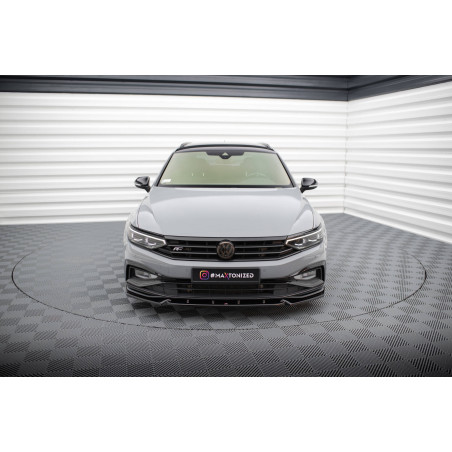 SPLITTER ANTERIORE V.1 Volkswagen Passat R-Line B8 Facelift (Cod. M-VW-PA-B8F-RLINE-FD1G)