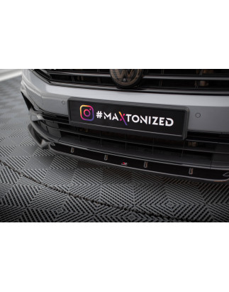 SPLITTER ANTERIORE V.1 Volkswagen Passat R-Line B8 Facelift (Cod. M-VW-PA-B8F-RLINE-FD1G)