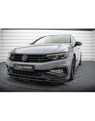 SPLITTER ANTERIORE V.2 Volkswagen Passat R-Line B8 Facelift (Cod. M-VW-PA-B8F-RLINE-FD2G)