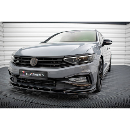 SPLITTER ANTERIORE V.2 Volkswagen Passat R-Line B8 Facelift (Cod. M-VW-PA-B8F-RLINE-FD2G)
