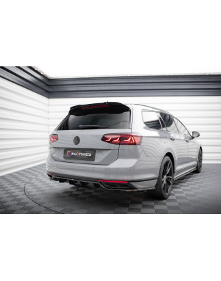 Splitter posteriore (con barre verticali) Volkswagen Passat R-Line B8 Facelift (Cod. M-VW-PA-B8F-RLI