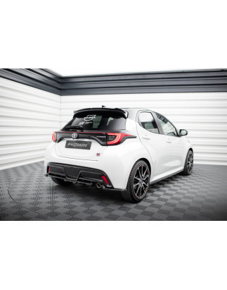 Splitter posteriore (con barre verticali) Toyota Yaris GR Sport Mk4 (Cod. M-TO-YA-4-GRSPORT-RSD1G+RD