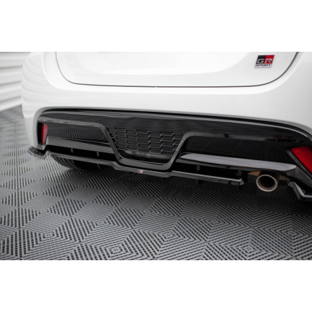Splitter posteriore (con barre verticali) Toyota Yaris GR Sport Mk4 (Cod. M-TO-YA-4-GRSPORT-RSD1G+RD