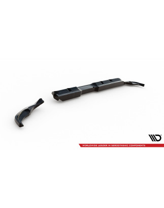 Splitter posteriore (con barre verticali) Toyota Yaris GR Sport Mk4 (Cod. M-TO-YA-4-GRSPORT-RSD1G+RD