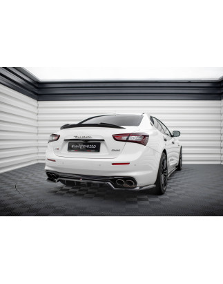 Splitter posteriore (con barre verticali) Maserati Ghibli Mk3 Facelift (Cod. M-MA-GH-1F-RD1G+RD2G)