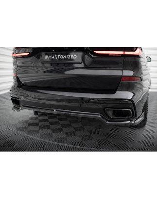 Splitter posteriore (con barre verticali) BMW X7 M-Pack G07 Facelift (Cod. M-BM-X7-07F-MPACK-RD1G+RD