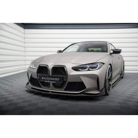 SPLITTER ANTERIORE V.4 CSL Look BMW M4 G82 / G82 Facelift (Cod. M-BM-4-G82-M-FD4G)