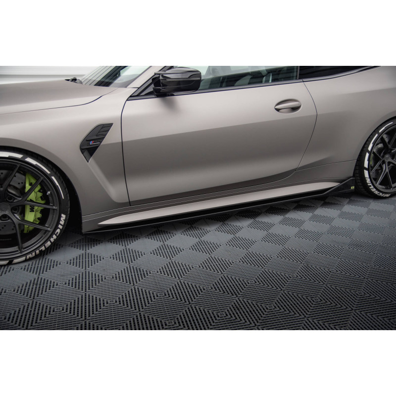 Diffusori minigonne V.3 CSL Look BMW M4 G82 / G82 Facelift (Cod. M-BM-4-G82-M-SD3G)