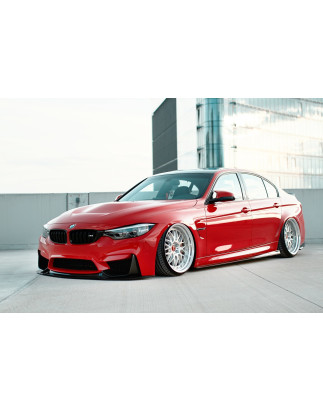 SPLITTER ANTERIORE + Frames For Side Air Intakes  BMW M3 F80 (Cod. M-BM-3-80-M-SET)