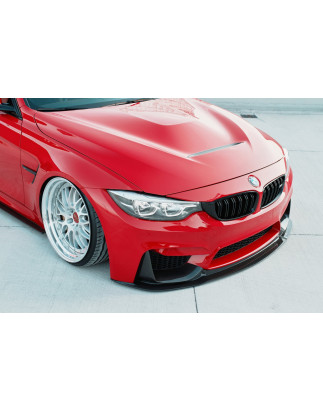 SPLITTER ANTERIORE + Frames For Side Air Intakes  BMW M3 F80 (Cod. M-BM-3-80-M-SET)
