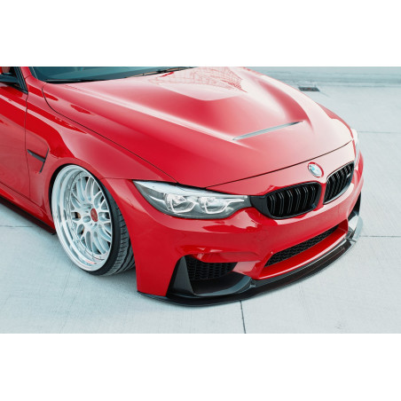 SPLITTER ANTERIORE + Frames For Side Air Intakes  BMW M3 F80 (Cod. M-BM-3-80-M-SET)