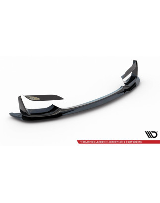 SPLITTER ANTERIORE + Frames For Side Air Intakes  BMW M3 F80 (Cod. M-BM-3-80-M-SET)