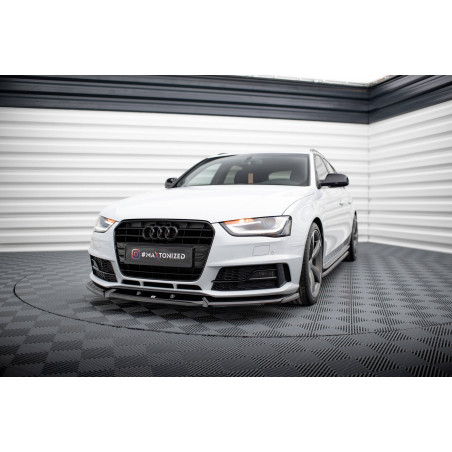 SPLITTER ANTERIORE V.1 Audi A4 Competition B8 Facelift (Cod. M-AU-A4-B8F-COMP-FD1G)