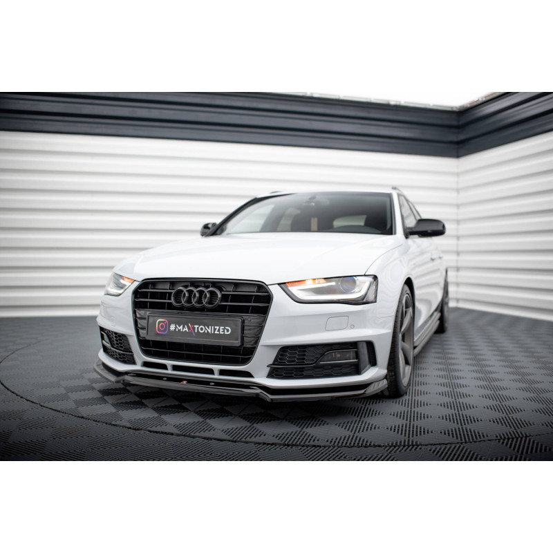 SPLITTER ANTERIORE V.2 Audi A4 Competition B8 Facelift (Cod. M-AU-A4-B8F-COMP-FD2G)