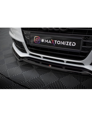 SPLITTER ANTERIORE V.2 Audi A4 Competition B8 Facelift (Cod. M-AU-A4-B8F-COMP-FD2G)