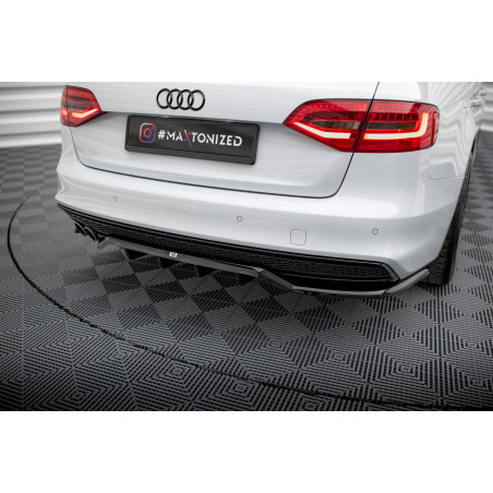 Splitter posteriore (con barre verticali) Audi A4 Competition B8 Facelift (Cod. M-AU-A4-B8F-COMP-RSD