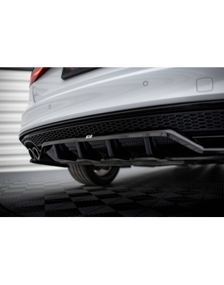 Splitter posteriore (con barre verticali) Audi A4 Competition B8 Facelift (Cod. M-AU-A4-B8F-COMP-RSD
