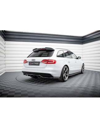 Splitter posteriore (con barre verticali) Audi A4 Competition B8 Facelift (Cod. M-AU-A4-B8F-COMP-RSD