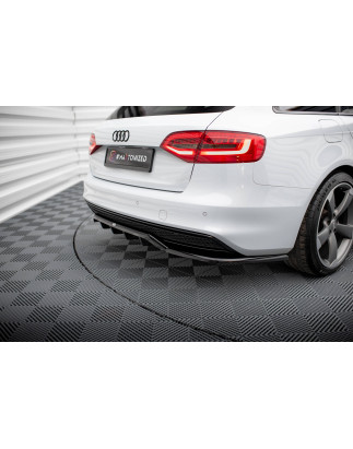 Splitter posteriore (con barre verticali) Audi A4 Competition B8 Facelift (Cod. M-AU-A4-B8F-COMP-RSD
