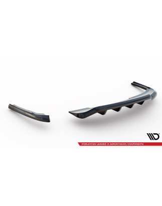 Splitter posteriore (con barre verticali) Audi A4 Competition B8 Facelift (Cod. M-AU-A4-B8F-COMP-RSD
