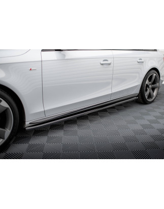 Diffusori minigonne V.3 Audi A4 / A4 S-Line / S4 B8  (Cod. M-AU-A4-B8F-COMP-SD1G)