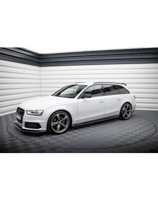 Diffusori minigonne V.3 Audi A4 / A4 S-Line / S4 B8  (Cod. M-AU-A4-B8F-COMP-SD1G)