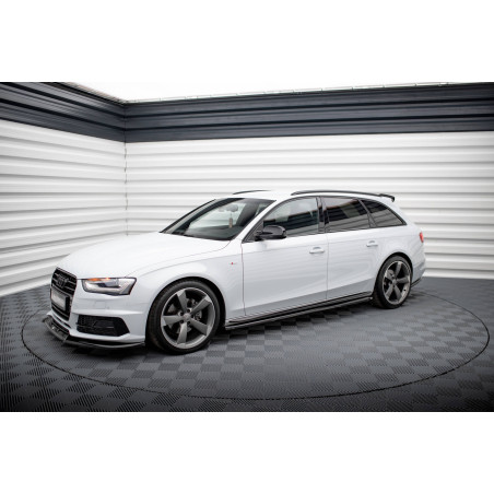 Diffusori minigonne V.3 Audi A4 / A4 S-Line / S4 B8  (Cod. M-AU-A4-B8F-COMP-SD1G)